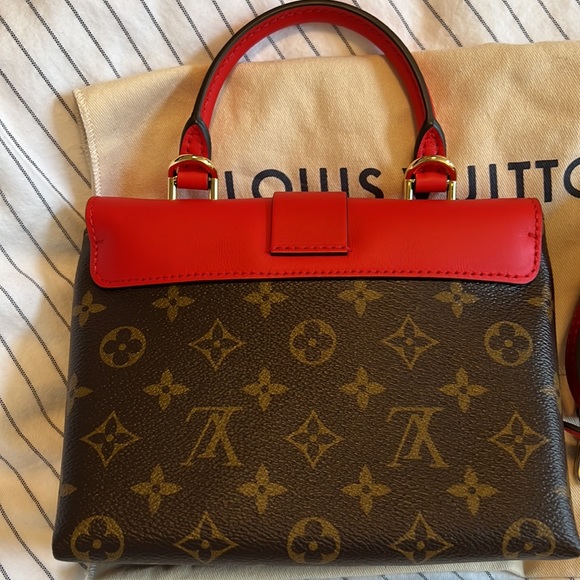 Louis Vuitton Locke BB Purse Top Handle and Shoulder Strap NEW - Picture 3 of 6